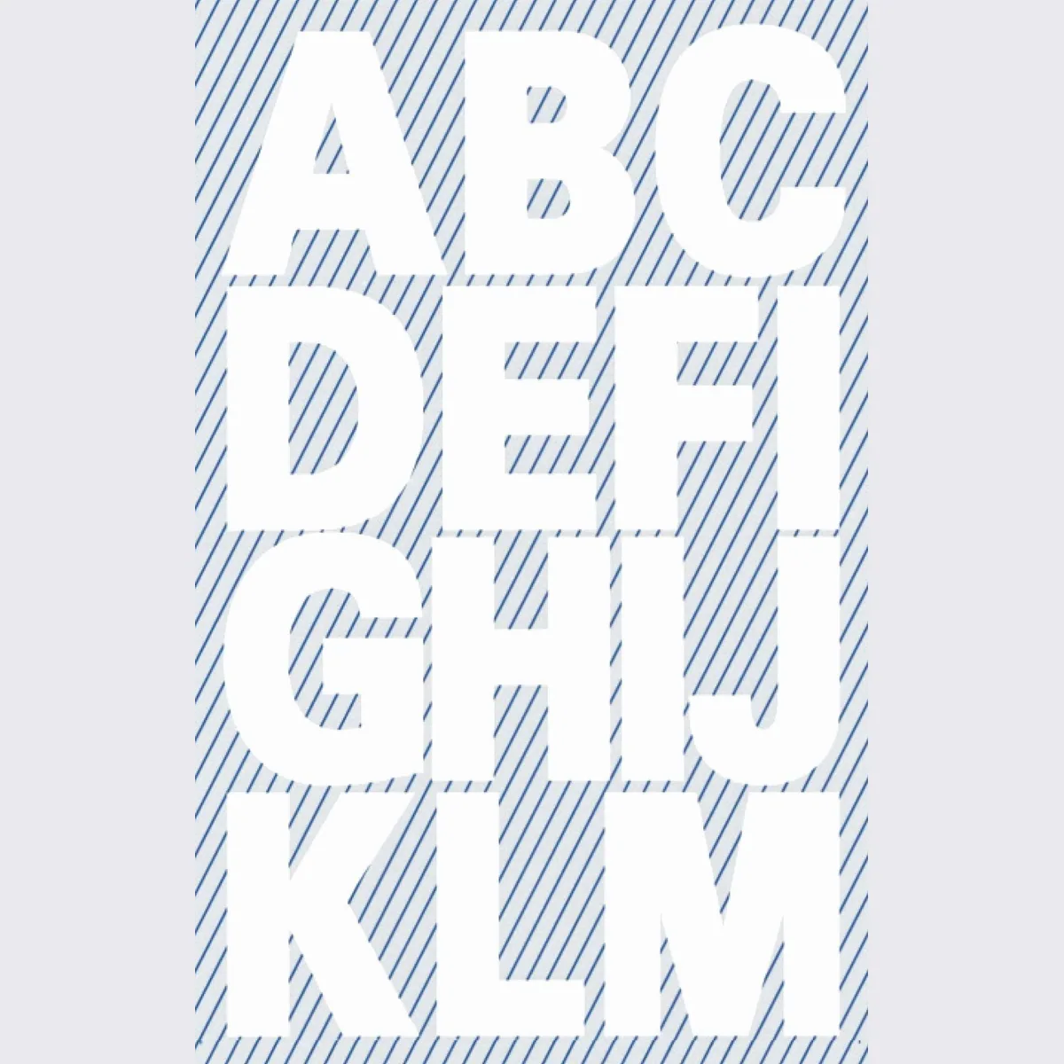 Avery Zweckform Buchstaben-Etiketten, 25 mm, selbstklebend, wetterfest