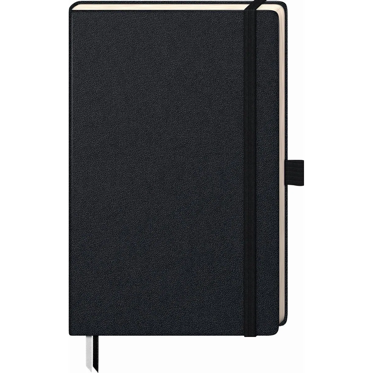 Brunnen KOMPAGNON Formularblock, DIN A5, punktraster, schwarz Hardcover