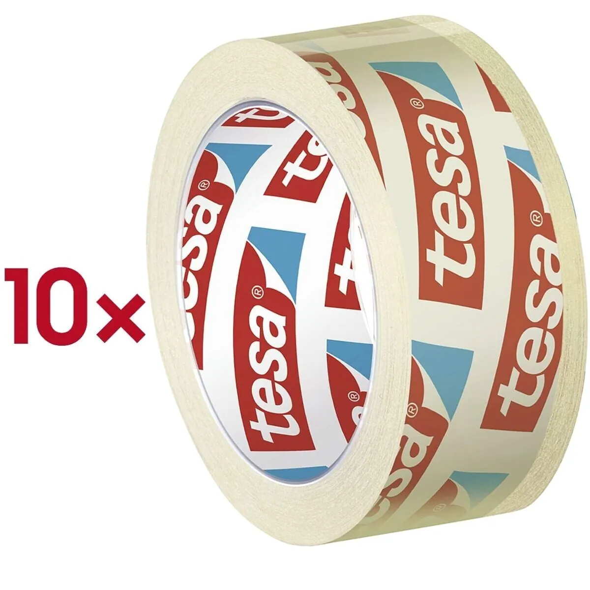tesa Klebeband Office Box, 10 Rollen, 15 mm x 10 m — transparent, vielseitig, langlebig
