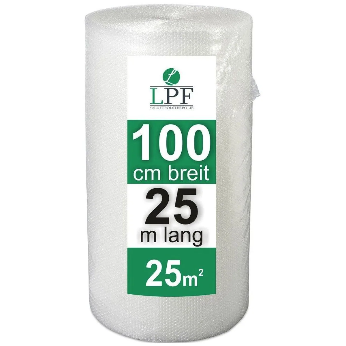 Luftpolsterfolie 100 cm x 25 m, idealer Schutz für empfindliche Gegenstände