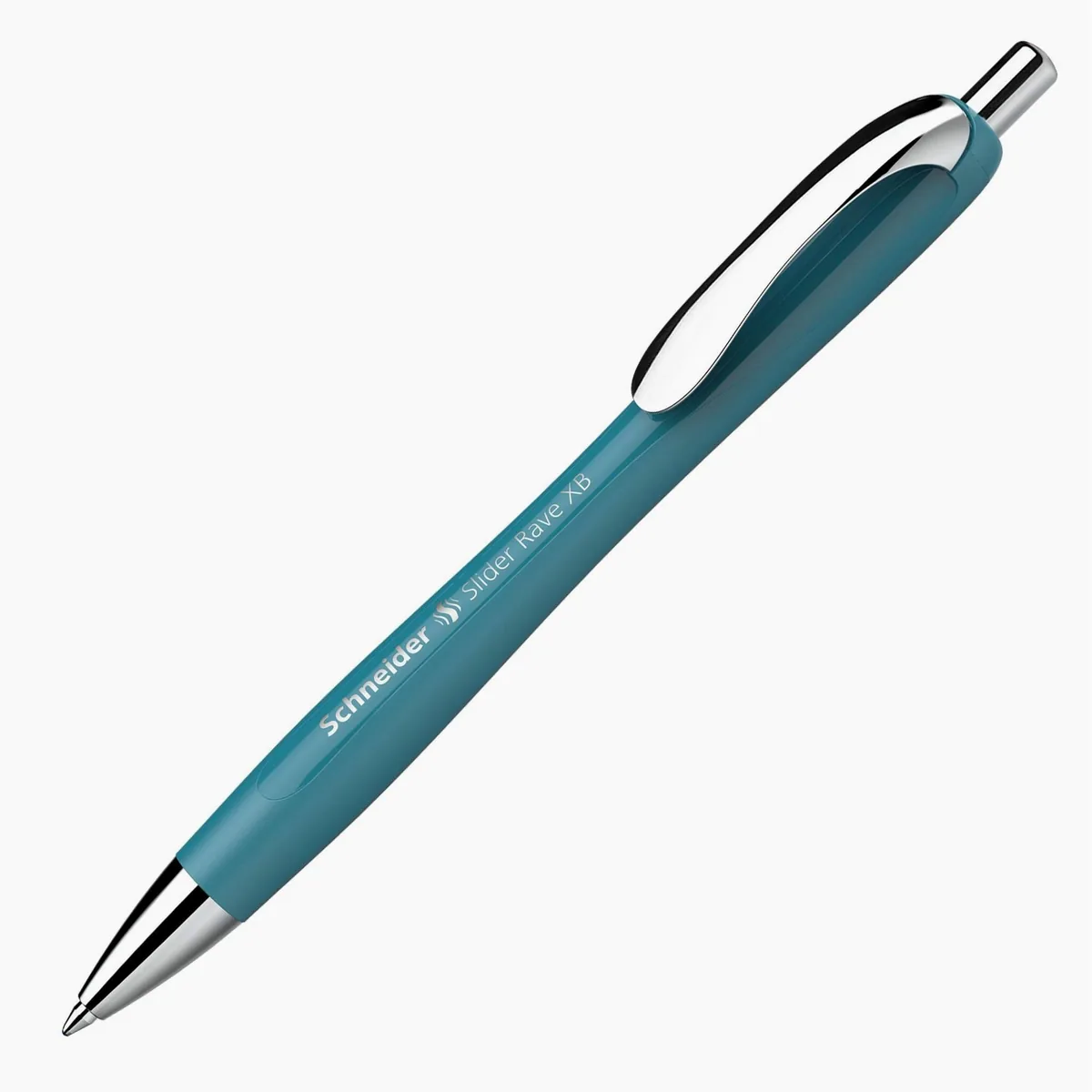 Slider Rave Kugelschreiber, teal, breite Mine 755 XB — für flüssiges Schreiben
