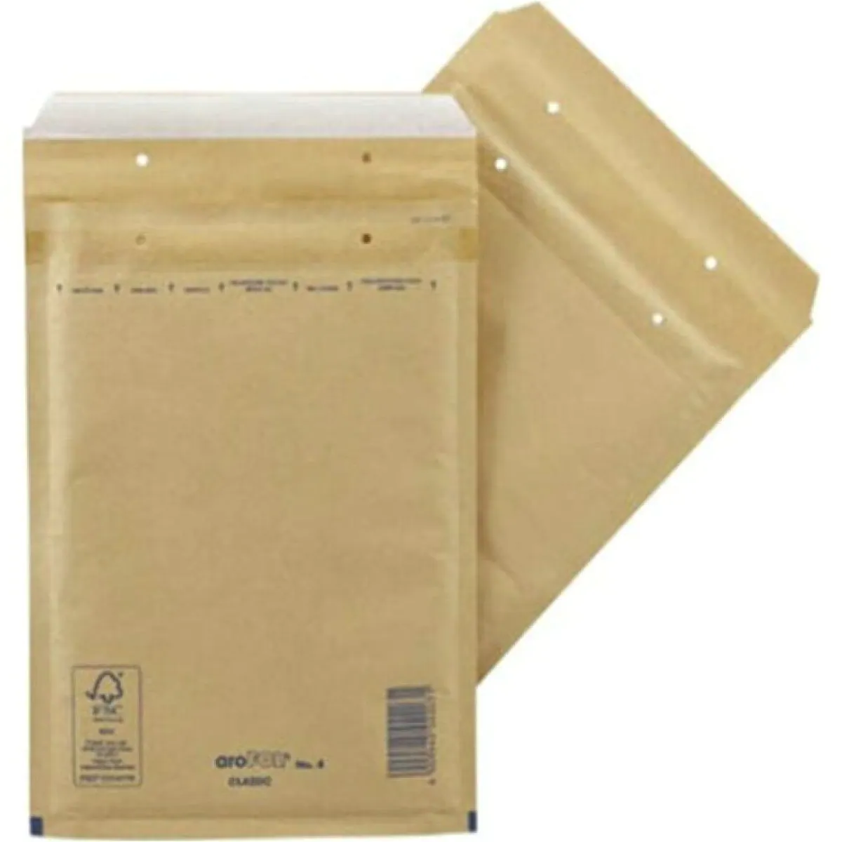 aroFOL Versandtasche CLASSIC, robust, braun, mit Luftpolster