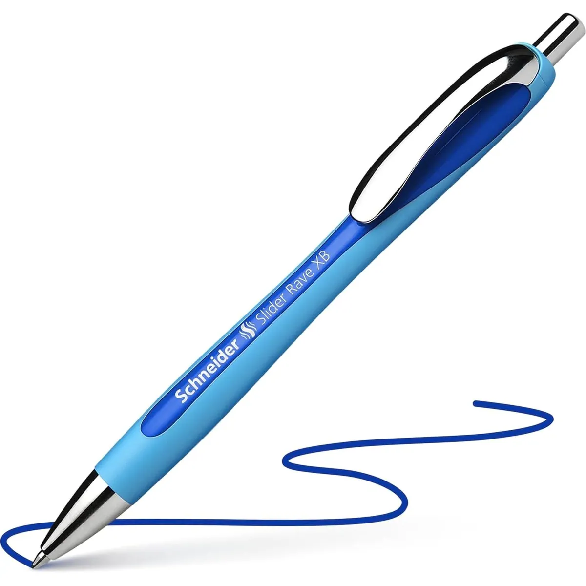Schneider Slider Rave XB Kugelschreiber, ergonomisches Design, blaue Tinte