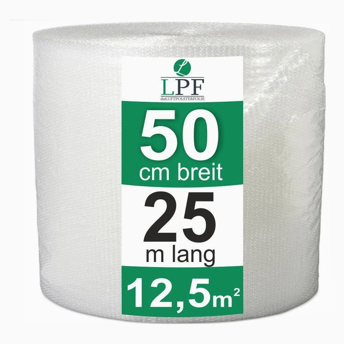 Luftpolsterfolie 50cm x 25m, idealer Schutz für empfindliche Gegenstände