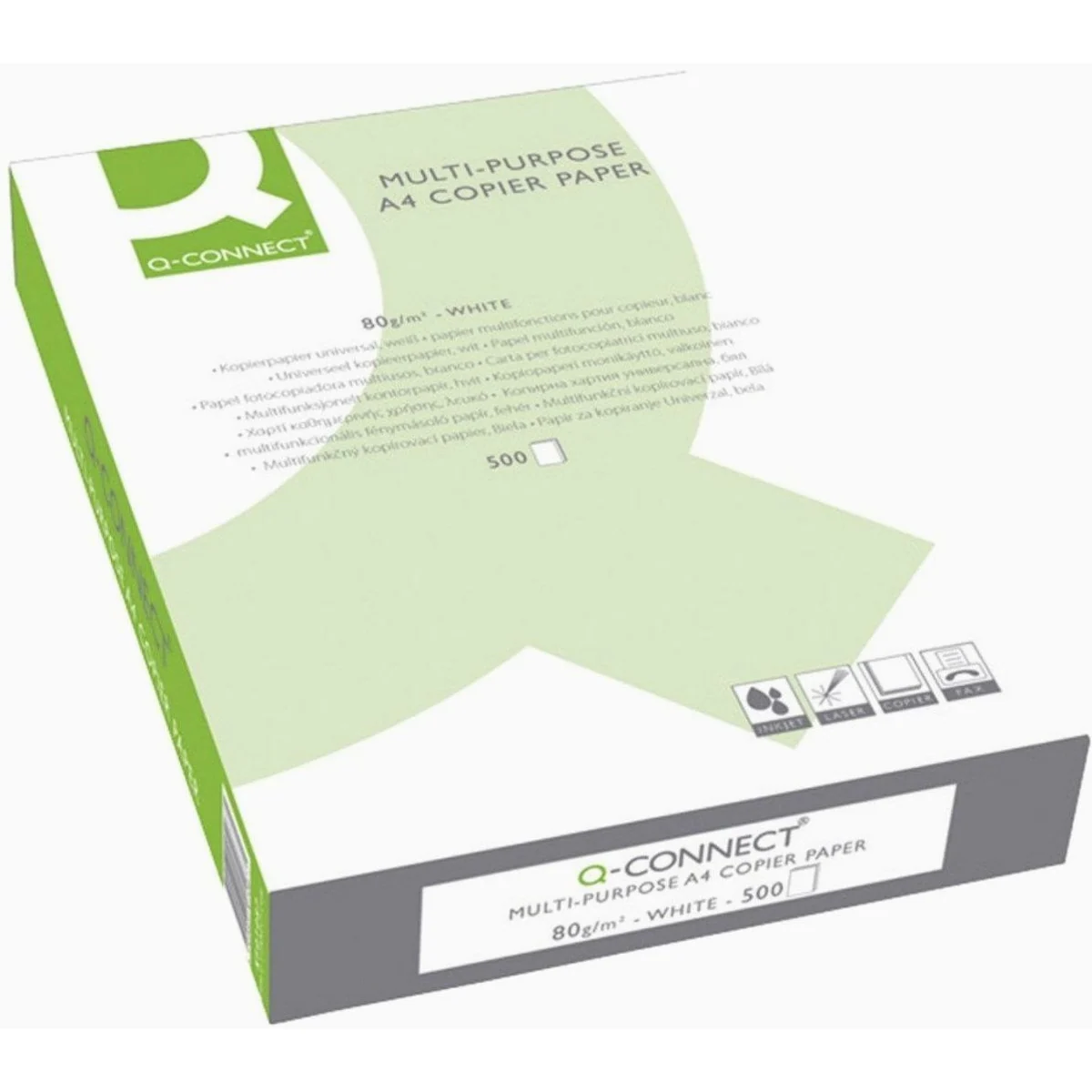 Kopierpapier A4, 80 g/m², 500 Blatt — ideal für Druck und Kopien